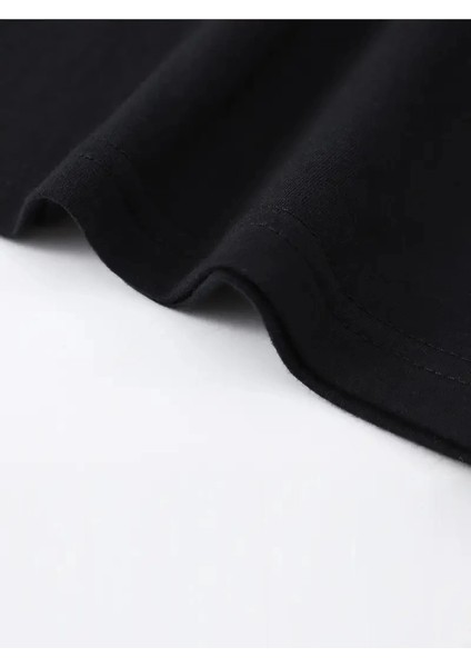 20/1 Penye Compack Spaceballs Erkek Baskılı Oversize Bisiklet Yaka Kısa Kol Yazlık T-Shirt - Siyah -Vlmr modelleri