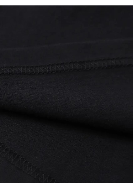 20/1 Penye Compack Spaceballs Erkek Baskılı Oversize Bisiklet Yaka Kısa Kol Yazlık T-Shirt - Siyah -Vlmr fırsatları