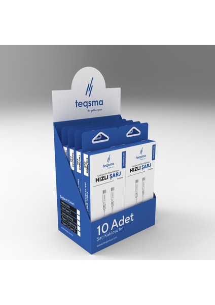 Thunder C40 Type-C - Type-C Kablo 40W 100CM 10'lu Koli