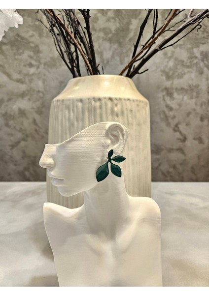 Kc Altın Kaplama Çiçek Küpe