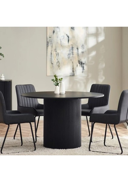 Helen Masif Yemek Masası 120X120X75 modelleri