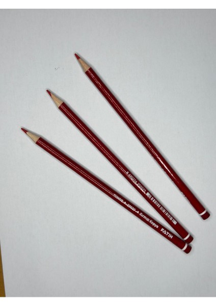 Kırmızı Kursun Kalem ( 3 Adet) fiyatları