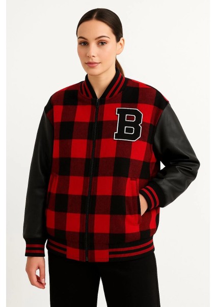 Kadın Kolej Ceket -Bordo -Vlmr modelleri