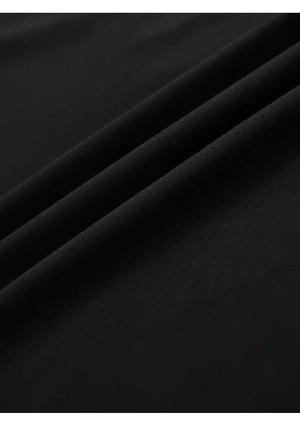 Büyük Boy Ayıcık Baskılı Bisiklet Yaka T-Shirt- Siyah -Vlmr modelleri