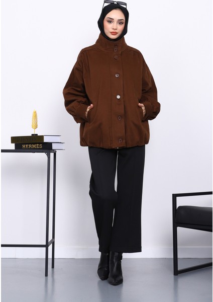 Kahverengi Pileli Astarlı Gabardin Ceket fiyatları