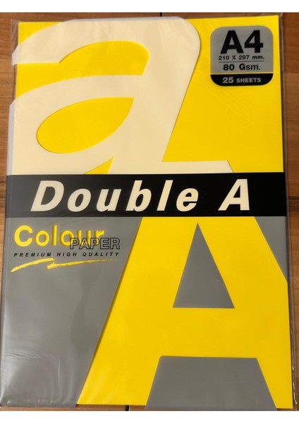 80 gr 1 Paket 25 Adet Sarı