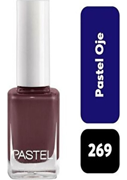 Oje 269 Çarpıcı Renk Seçeneğiyle Tırnak Güzelliği İçin 10 ml Toksin İçermeyen Formül fiyatları