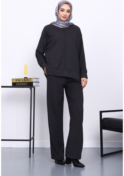 Antrasit Üst ve Pantolonu Nervür Dikişli Selanik Takım fiyatları