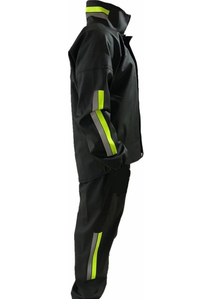 Motorcu Kurye Su Geçirmez Yağmurluk Takım - Siyah -Vlmr fırsatları