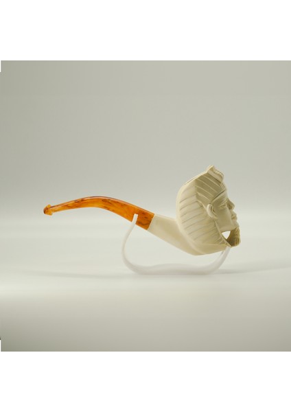 El Yapımı Lületaşı Pipo Firavun Figürlü – Eskişehir El Oyması, Özel Kutulu fırsatları