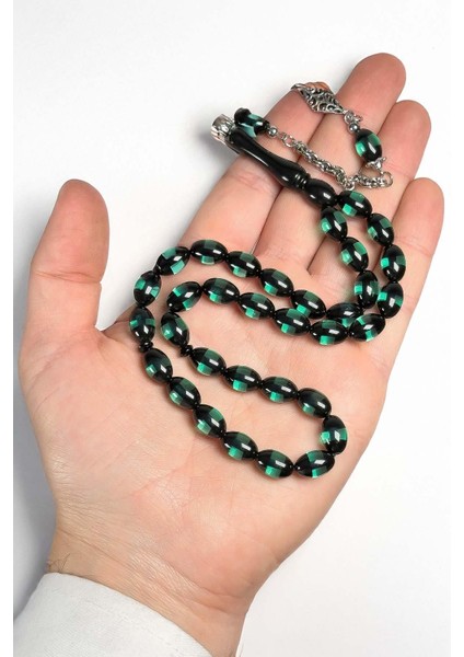 Özel Ahşap Kutulu Sürmeli Tasarım Toz Kehribar Tesbih indirimleri