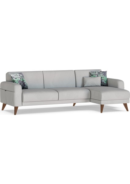 Hilda Köşe Takımı - Açık Gri