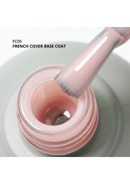 French Cover Rubber Base Coat FC05 Simli ve Simsiz 10 ml Kaliteli Tırnak Bakımı fiyatları