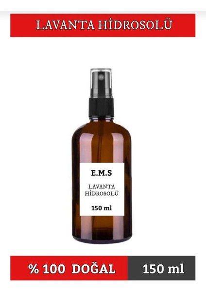 Lavanta Hidrosolü 150 ml %100 Saf-Doğal Lavanta Suyu Saç ve Cilt Bakımı Lavanta Tonik