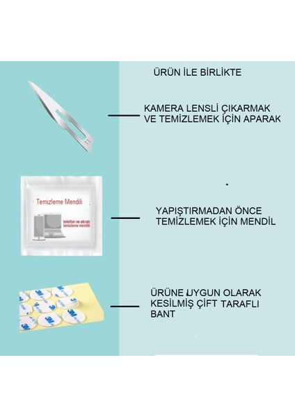 Realme 10 4G Arka Kamera Camı Lens - SET - fiyatları