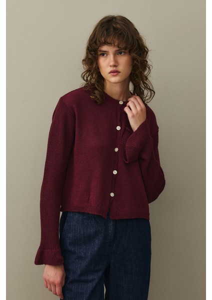 Pamuk Hırka Bordo fiyatları