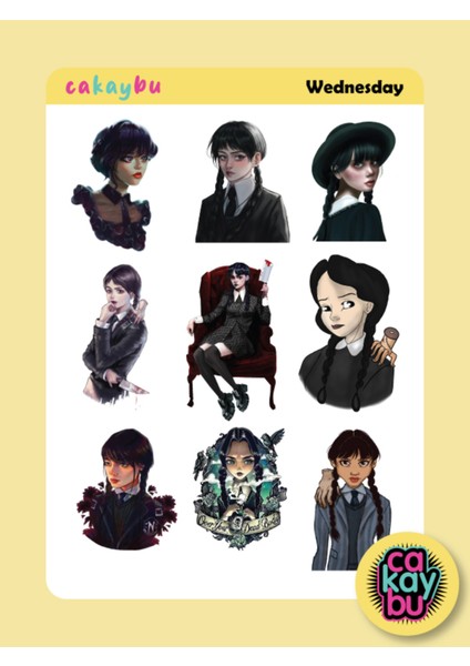 Wednesday Addams Sticker