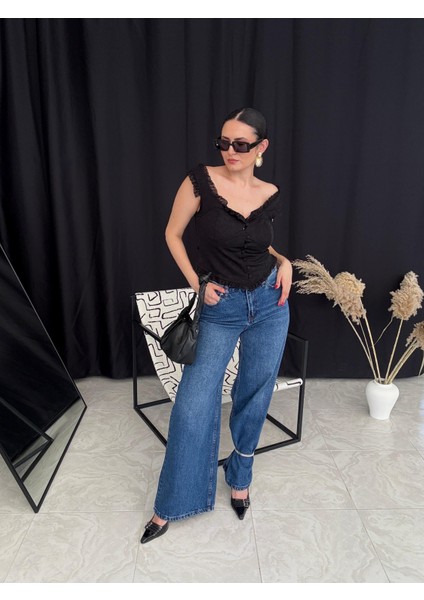 Lacivert Baggy Jean modelleri