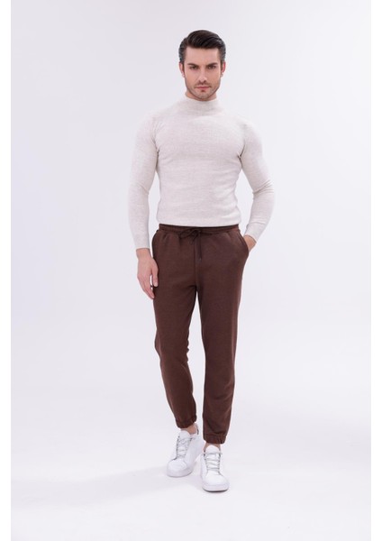 Paça Lastikli 3 Iplik Şardonsuz Eşofman Alt