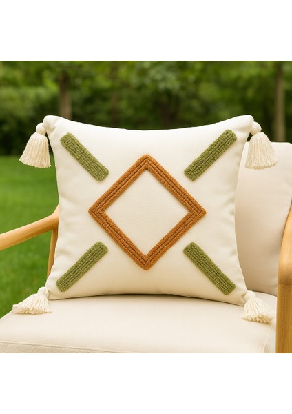 Pucnh Kırlent Kılıfı Çapraz Model - Saymine