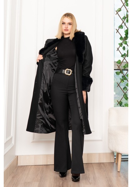 Celeste Premium Peluş Detaylı Kaşe Palto 2610 fiyatları