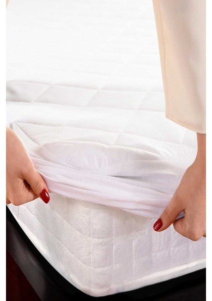 100X200 Sıvı Geçirmez Kapitoneli Tek Kişilik Alez Fitted Pamuklu indirimleri