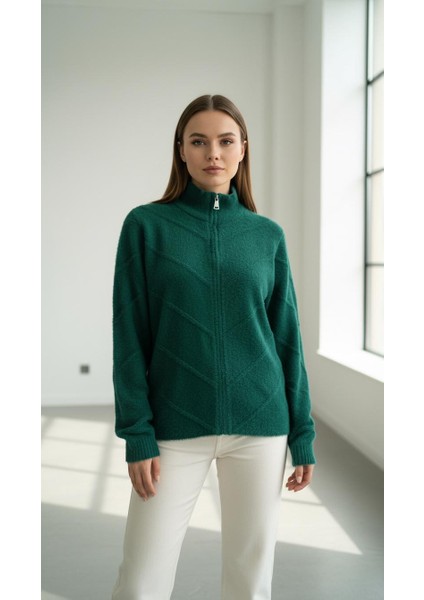 Fermuarlı Kısa Yumuşak Sakallı Hırka fiyatları