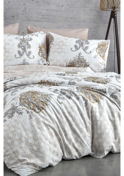 Çift Kişilik Nevresim Takımı Pamuklu Bej Asalet fiyatları