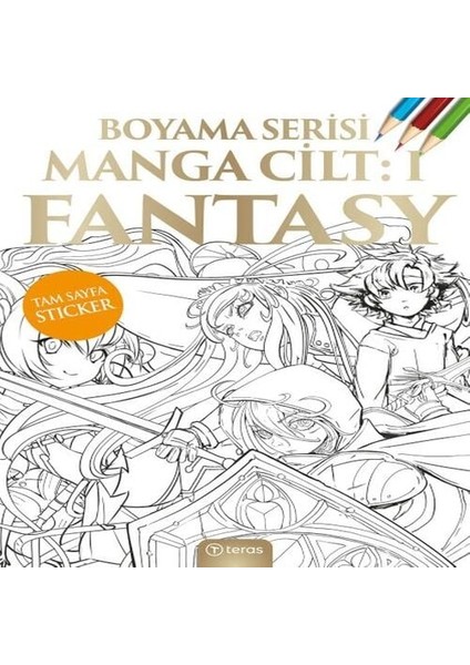 Manga Boyama Cilt I: Fantasy