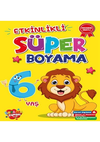 Etkinlikli Süper Boyama 6 Yaş