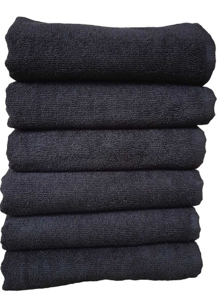 6lı Paket Boya Tutmayan Mikrofiber El Yüz Spor Kuaför Havlusu 50X90 cm