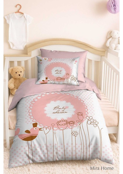 Yenidoğan Kız Bebek Nevresim Takımı &AMP;#37;100 Pamuklu Baby Shower modelleri