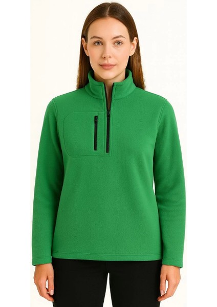 Kadın Polar Kazak - Yeşil -Vlmr fiyatları