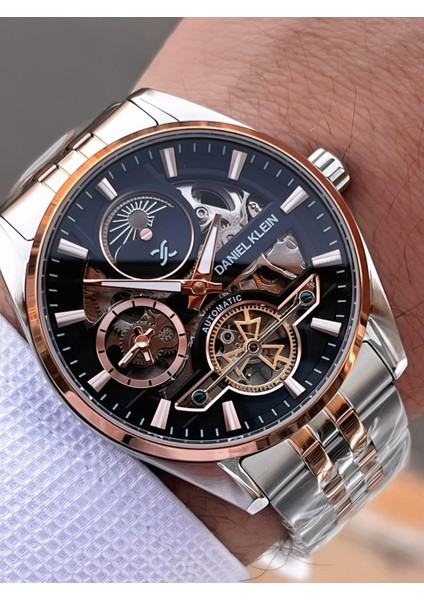 Otomatik Mekanizma Mehtap ve Güneş Kadranlı 2 Yıl Garantili Erkek Kol Saati OTM.14266.5 fiyatları