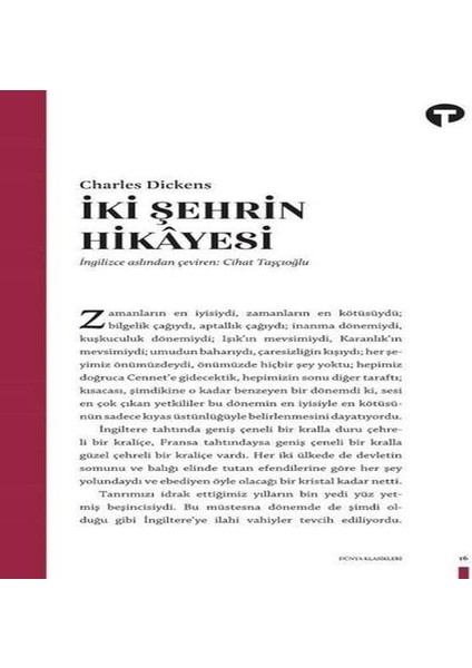 Iki Şehrin Hikayesi