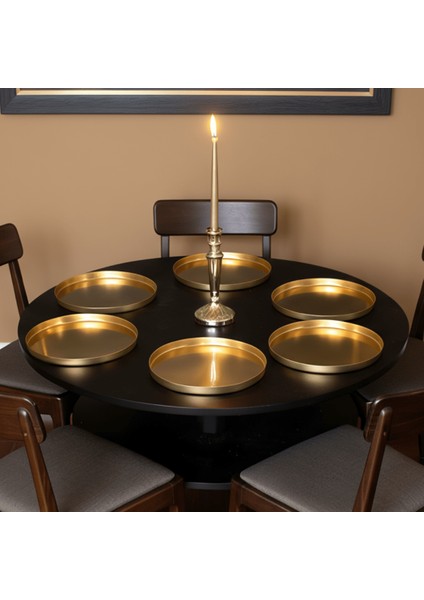 Home 6'lı Derin Sunumluk Tepsi Seti - Gold fiyatları