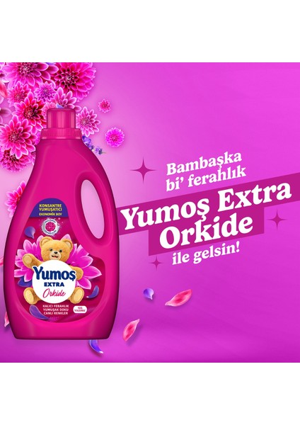 Extra Konsantre Çamaşır Yumuşatıcısı Orkide 105 Yıkama 2520ML X1 fırsatları