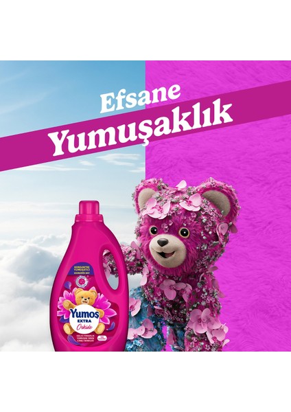 Extra Konsantre Çamaşır Yumuşatıcısı Orkide 105 Yıkama 2520ML X1