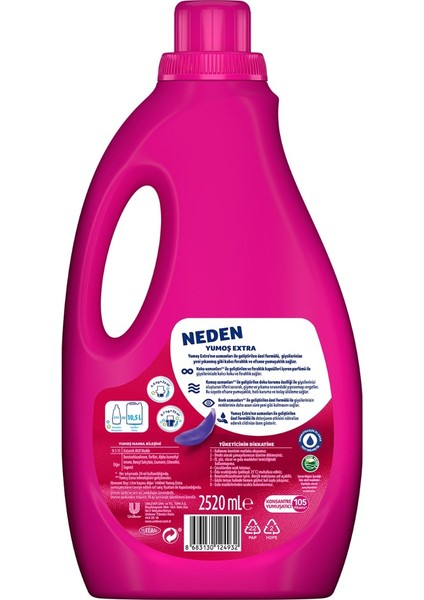 Extra Konsantre Çamaşır Yumuşatıcısı Orkide 105 Yıkama 2520ML X1