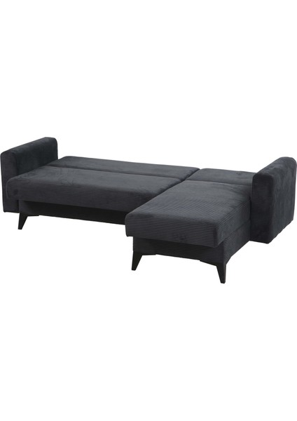 Sera Köşe Fitilli Kumaş Koltuk Antrasit modelleri