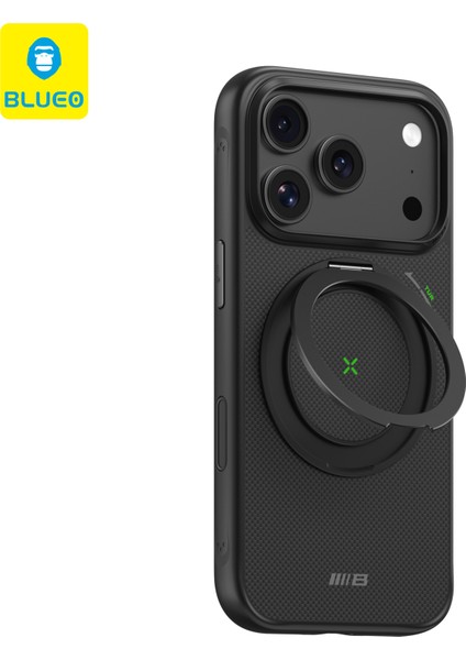 Armor Aramid Fiber iPhone 17 Pro Max Uyumlu Magsafe Özellikli Standlı Telefon Kılıfı modelleri