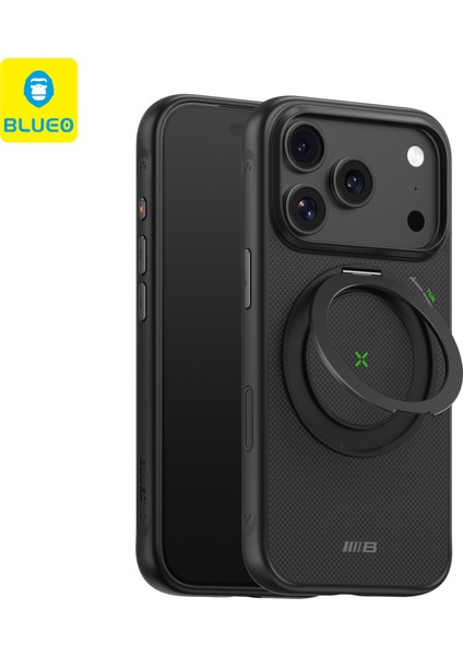 Armor Aramid Fiber iPhone 17 Pro Max Uyumlu Magsafe Özellikli Standlı Telefon Kılıfı indirimleri