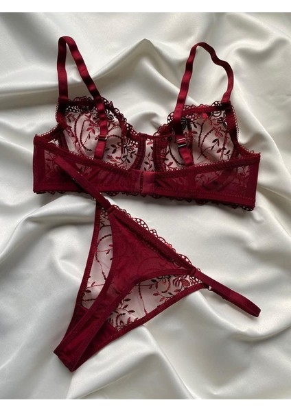 Kırmızı Balenli Bralet Takım fiyatları