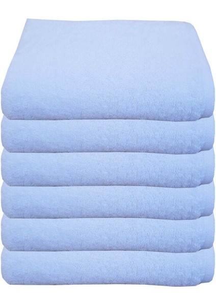 6 Lı Otel Havlusu 100 Pamuklu Beyaz El Havlusu 50X90 cm