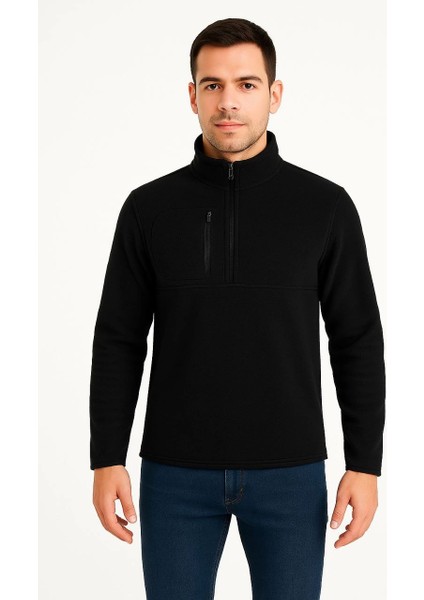 Erkek Polar Kazak- Siyah -Vlmr fiyatları