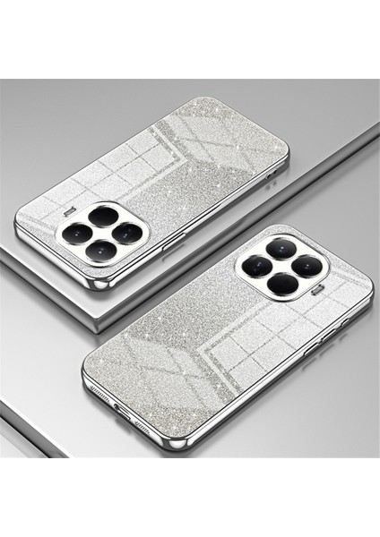 Xiaomi 15T Pro Kılıf Elektrokaplama Degrade Simli Tpu Telefon Kılıfı - Gümüş (Yurt Dışından) fiyatları