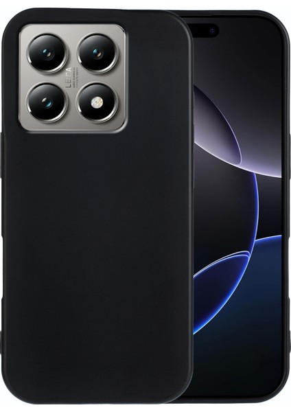 Xiaomi 15T Pro Tpu Kılıf Yumuşak Mat Parmak Izi Önleyici Telefon Arka Kapağı - Siyah (Yurt Dışından)