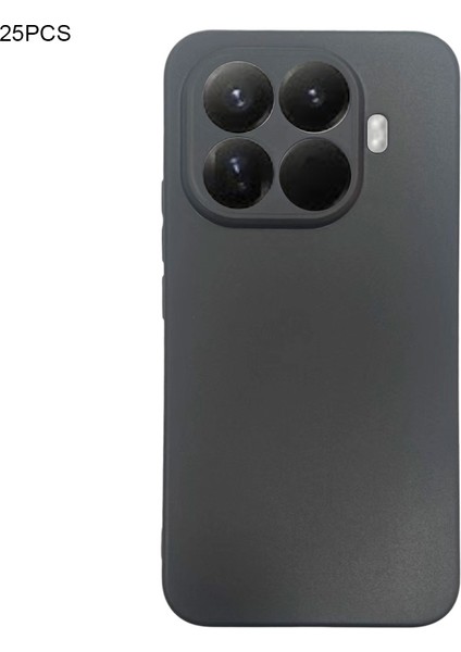 Xiaomi 15T Pro Kılıf 1.2mm Tpu Mat Telefon Kılıfı Için 25 Adet Toplu Satın Alma - Siyah (Yurt Dışından)