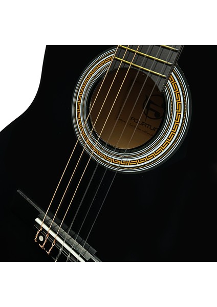 Luca CW-200BK Siyah Kesik Kasa Klasik Gitar Seti 4/4 Sap Ayarlı (Cutaway) fırsatları