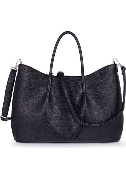 Logo Detaylı Lacivert Kadın El Çantası Riv 147-R modelleri